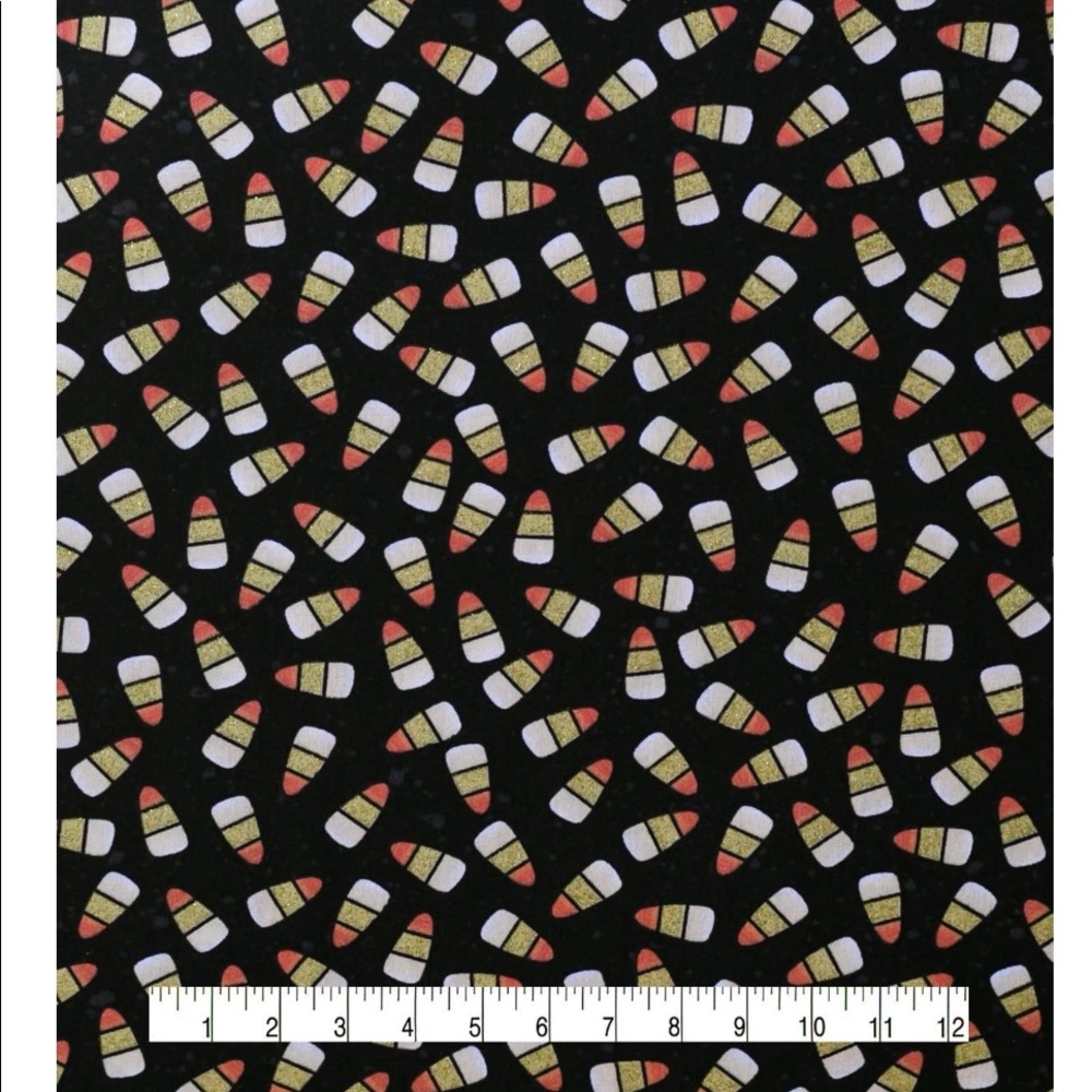 2YRD Candy Corn Halloween 36"X44"